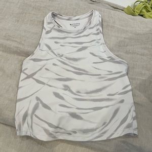 White ATHLETA tank top size XS